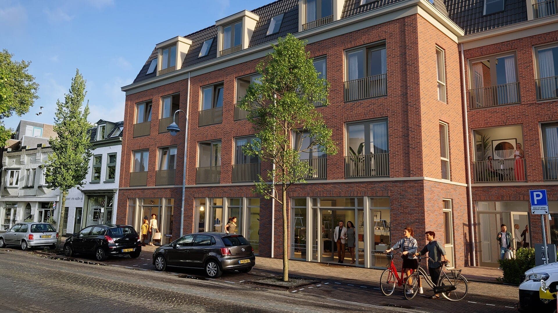 Daken en bebouwing in De Bilt